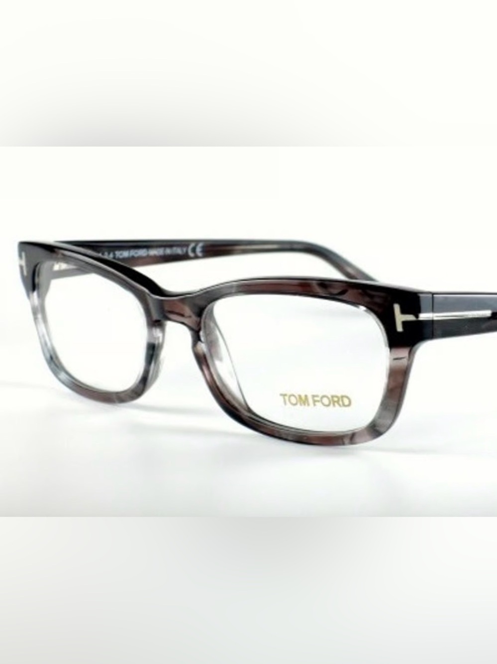 Vintage Tom Ford TF5184 020 Striped Grey eye
frame 52-18-135